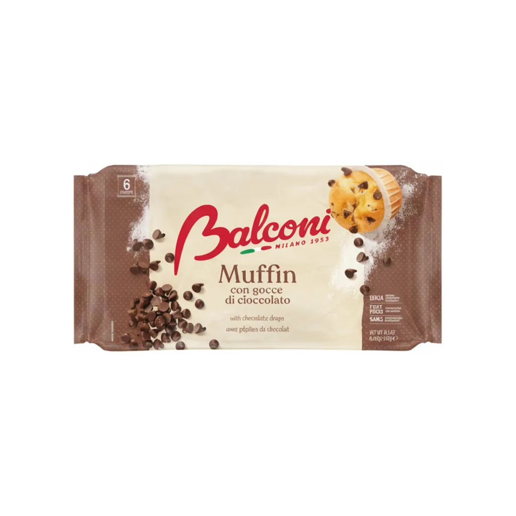 BALCONI MUFFIN CACAO GR240 6PZ