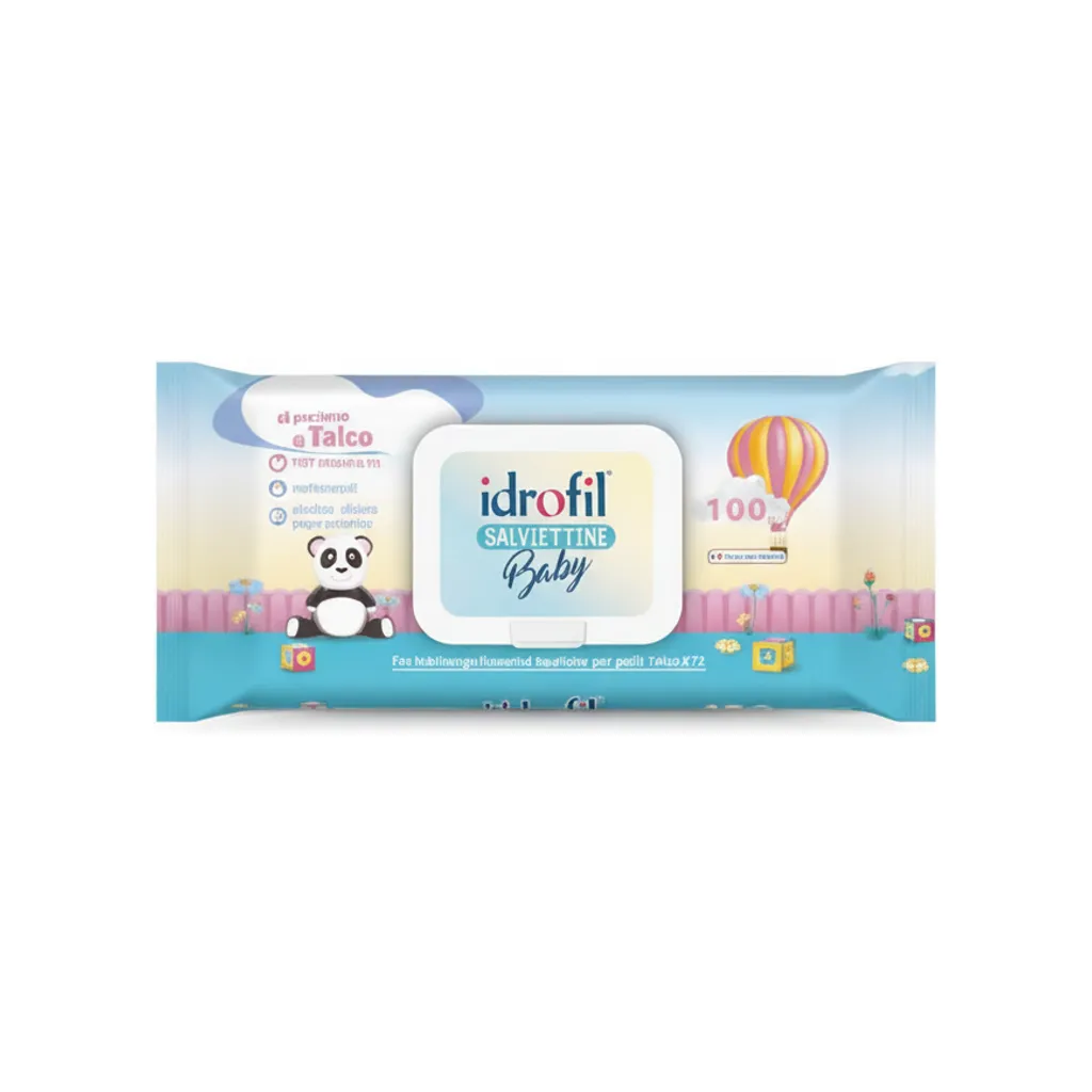 IDROFIL SALVIETTINE BABY X72 TALCO