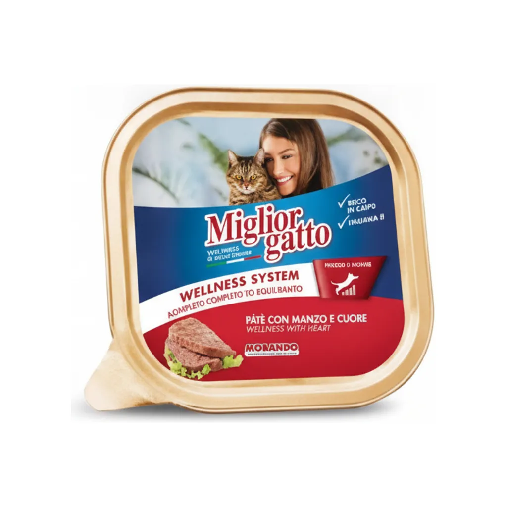 MIGLIOR GATTO PATE MANZO GR 100