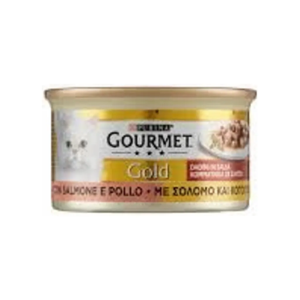 GOURMET GOLD GR.85 DADINI SALMONE-POLLO