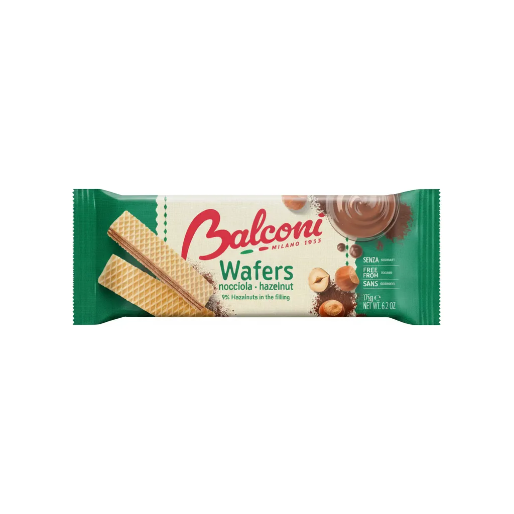 BALCONI WAFFER NOCCIOLA GR 175