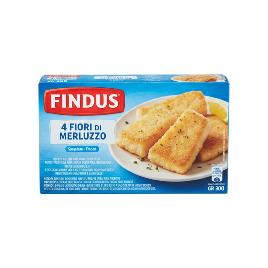 FINDUS 4FIORI DI MERLUZZO GR300