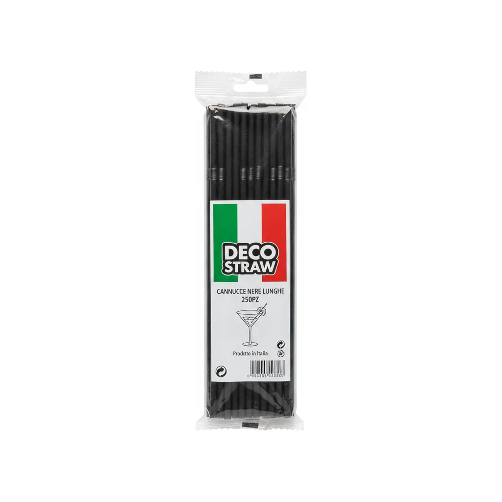 CANNUCCE NERE LUNGHE DECO 250PZ