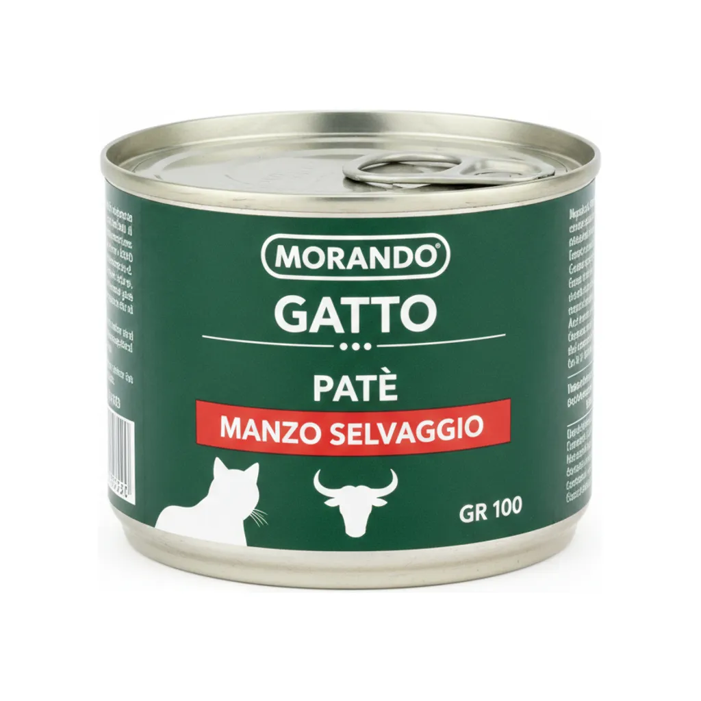 GATTO PATE MANZO SELVAG GR 100 MORANDO