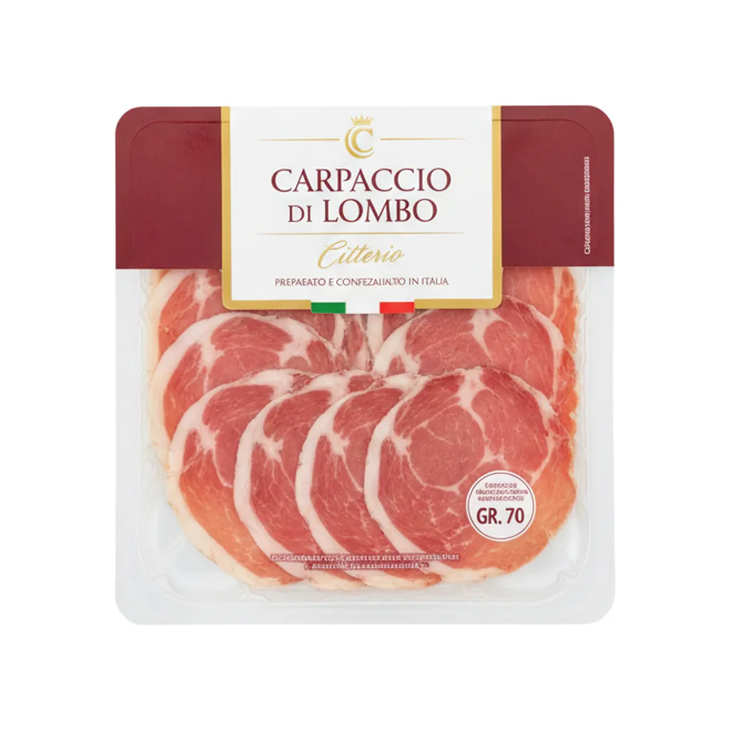 CARPACCIO DI LOMBO CITTERIO GR 70